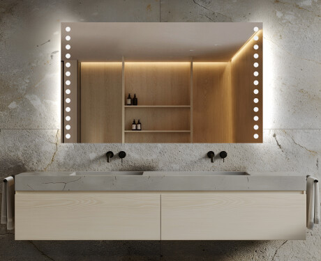 Battery Operated LED Illuminated Mirror L06