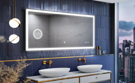 BATHROOM MIRROR WITH LED LIGHT - SLIMLINE L01