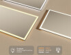 Designer Backlit LED Bathroom Mirror 120x70cm with cool LED color 7000K, warm color 3000K, or neutral color 4500K #3
