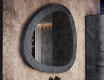 Irregular mirror with a natural stone frame L296 #4