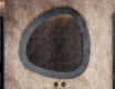 Irregular mirror with a natural stone frame L296 #5