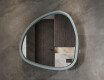 Irregular LED mirror with a high-gloss lacquered MDF frame L308 #4