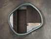 Rhomboid LED mirror in a lacquered MDF frame L309 #4