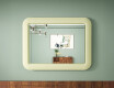 Rounded LED mirror in a glossy MDF frame L305 #8