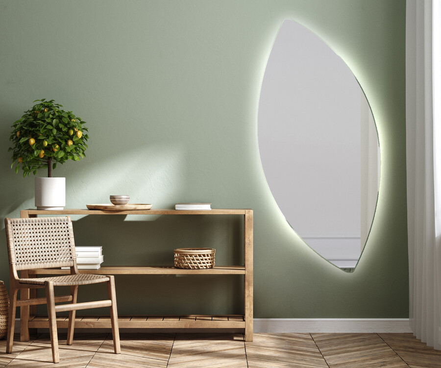 Artforma - Irregular Mirror LED Lighted decorative design L221