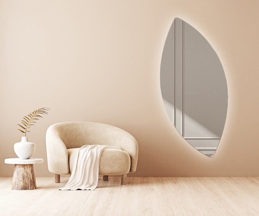 Artforma - Irregular Mirror LED Lighted decorative design L221