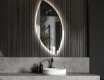 Wall asymmetrical mirror with lights LED L221 #5