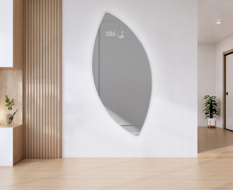 Wall asymmetrical mirror with lights LED L221 #6