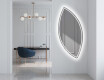 Wall asymmetrical mirror with lights LED L223 #4