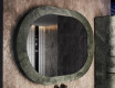 Bathroom mirror with a stone laminate finish L295 #4