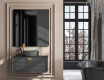 Rectangular vertical wall hanging mirror L198 #4