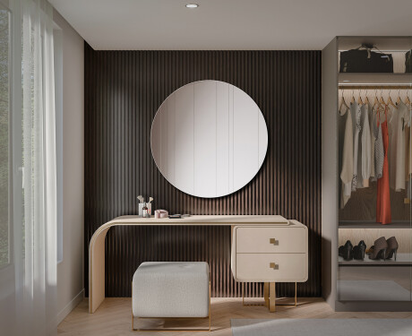 Round wall hanging mirror L203 #2