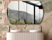 Rounded wall hanging mirror L205 #6