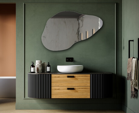 Irregular wall hanging mirror L208