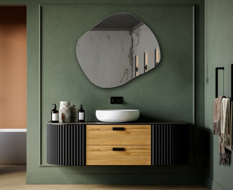 Irregular wall hanging mirror L209