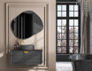 Irregular wall hanging mirror L209 #4