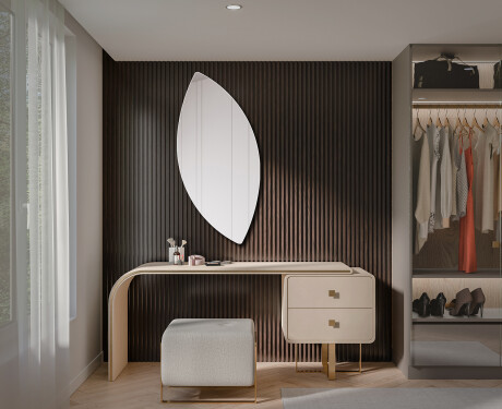 Irregular vertical wall hanging mirror L214 #2