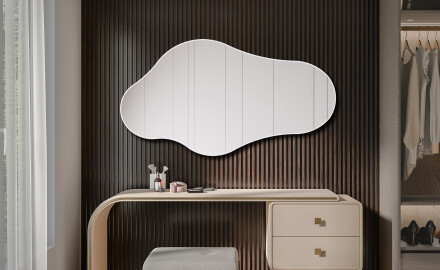 Irregular wall hanging mirror L216