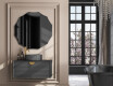 Round wall hanging mirror L220 #4