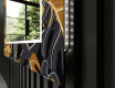 Backlit Decorative Mirror For The Hallway - Autumn Jungle #11