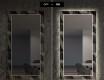 Backlit Decorative Mirror For The Living Room - Dark Wave #7