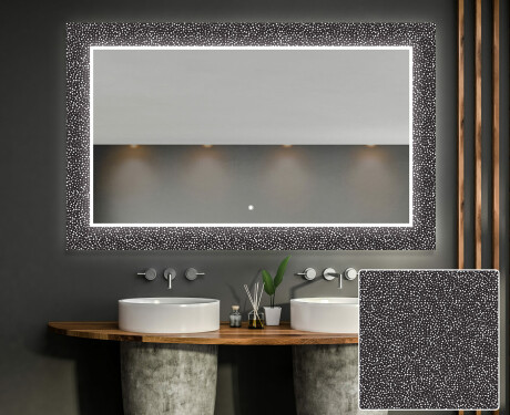 Backlit Decorative Mirror For The Bathroom - Dotts #1