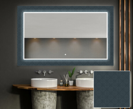 Backlit Decorative Mirror For The Bathroom - Elegant