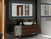 Backlit Decorative Mirror For The Bathroom - Elegant #2