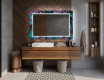 Backlit Decorative Mirror For The Bathroom - Fluo Tropic #12