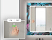 Backlit Decorative Mirror For The Bathroom - Fluo Tropic #5