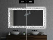 Backlit Decorative Mirror For The Bathroom - Industrial #7