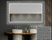 Backlit Decorative Mirror For The Bathroom - Triangless #1