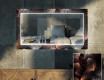 Backlit Decorative Mirror For The Living Room - Dandelion