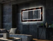 Backlit Decorative Mirror For The Living Room - Dandelion #2