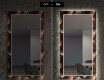 Backlit Decorative Mirror For The Living Room - Dandelion #7