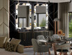Backlit Decorative Mirror For The Dining Room - Marble Pattern #2