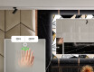 Backlit Decorative Mirror For The Dining Room - Marble Pattern #5