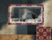 Backlit Decorative Mirror For The Living Room - Gold Mandala #1