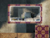 Backlit Decorative Mirror For The Living Room - Gold Mandala