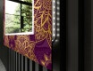 Backlit Decorative Mirror For The Living Room - Gold Mandala #11