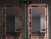 Backlit Decorative Mirror For The Living Room - Gold Mandala #7