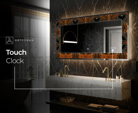 Backlit Decorative Mirror - Mosaic Dreams #4