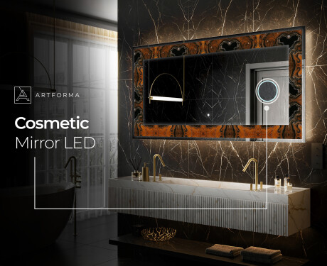 Backlit Decorative Mirror - Mosaic Dreams #6