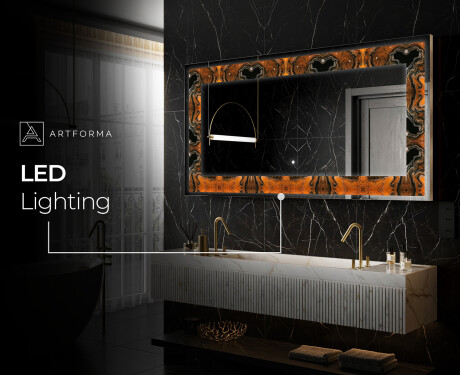 Backlit Decorative Mirror - Mosaic Dreams #7