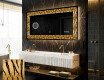 Backlit Decorative Mirror - Midnight Mirage