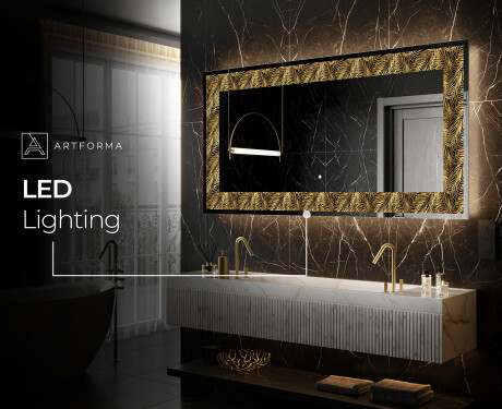 Backlit Decorative Mirror - Tropical Paradise #8