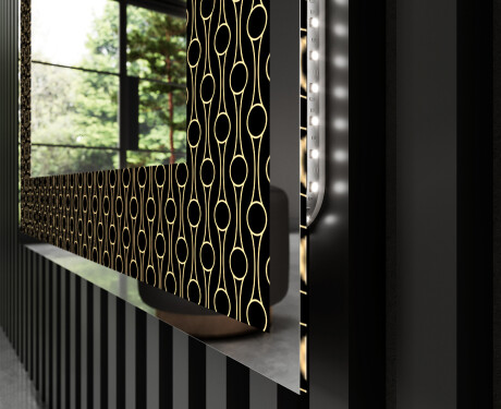 Backlit Decorative Mirror - Nordic Charm #3