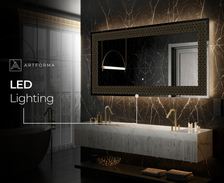 Backlit Decorative Mirror - Nordic Charm #9