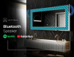 Backlit Decorative Mirror - Blue Harmonies #6