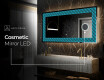 Backlit Decorative Mirror - Blue Harmonies #7